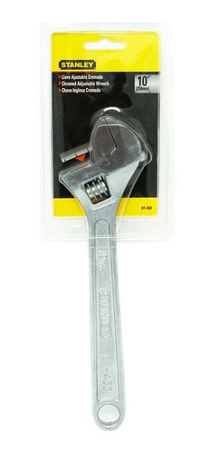 Llave Ajustable 10  Inglesa Cromada 87-433 Stanley Original*