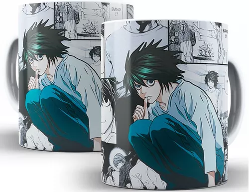 Caneca Death Note Personagens Toda Preta