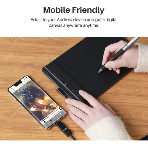 Qmx Tableta De Dibujo Huion H641p , Para Windows, Mac,
