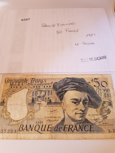 Billete Francia 