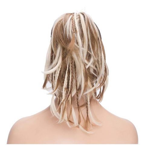 Extensiones De Cabello Rubio Con Cobre Trenzadas Con Clip