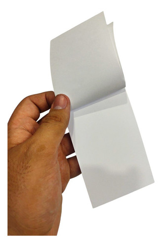 Caderneta CV Distribuidora 100 folhas lisas kit x 5 12cm x 7cm cor branco