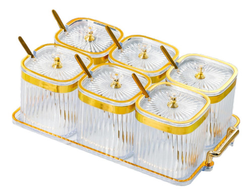 Caja De Condimentos, Botes De Condimentos, Tarros De Claro