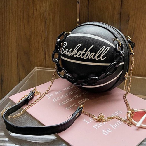 Bolsa mariconera Bioworld basquet color negro