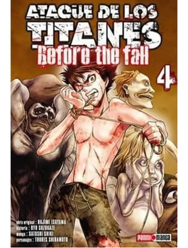 Manga Panini Ataque De Los Titanes Before The Fall N.4    