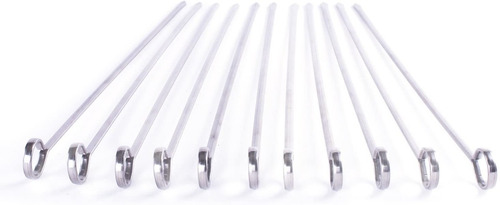 Set X12 Palitos Pinches De Brochette Parrilla Acero