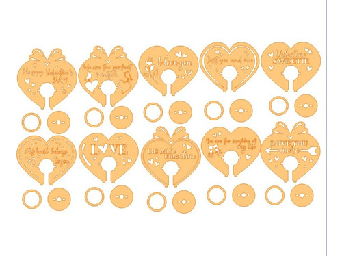 Mas De 100 Vectores Para Corte Laser De San Valentin