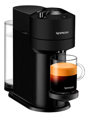 Cafetera automática Nespresso Vertuo Next GCV1 negra mate para cápsulas individuales de 110 V