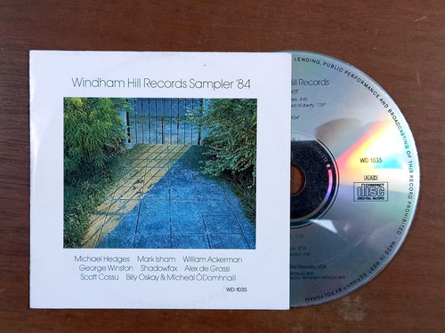 Cd Windham Hill Records Sampler '84 (1984) Usa Electroni R5