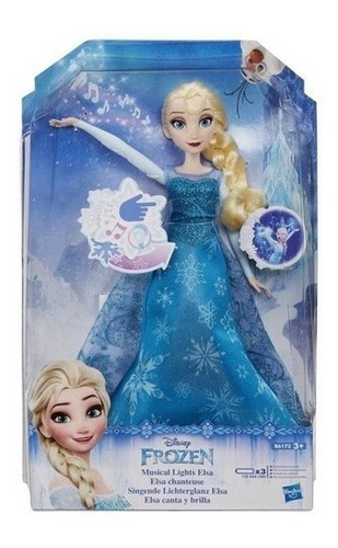 Muñeca Frozen Elsa Música Y Luces