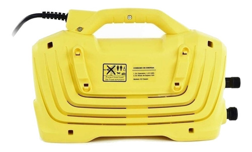 Imagen 3 de 3 de Hidrolavadora Kärcher Home & Garden K2 Classic * MX amarilla con 1600psi de presión máxima 127V