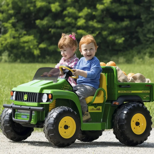 Trator Elétrico Peg Perego John Deere Gator Hpx 12v 2 Lugare
