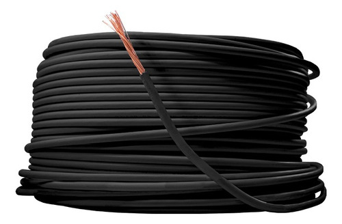 Cable Electrico Cca Calibre 12 Negro 50 Metros