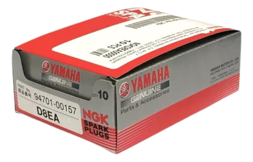 Caja De Bujía D8ea Con 10 Piezas Ngk Parte Yamaha