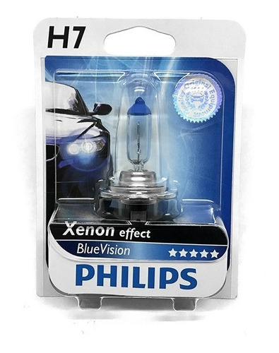 Lampara Phillips H7 12v Blue Vision 12972 Bv