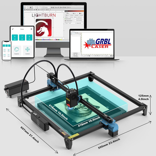 Grabador Cnc Laser Maquina De Corte 20w Two Trees Tts-20 Pro