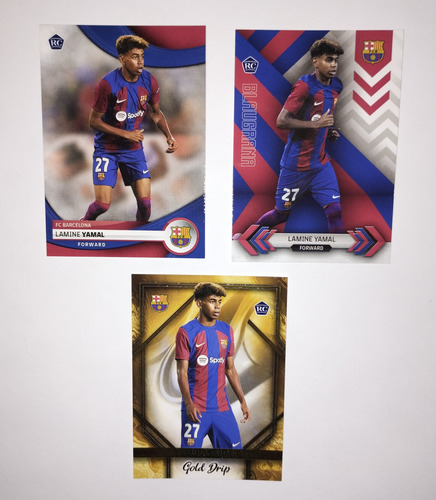 Tarjetas Barcelona Set Completo 50/50 Messi, Yamal Rookie C (Usado)