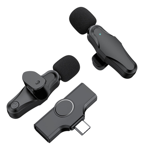 Micrófonos Mic K10, Conector De Solapa Con Clip, Inalámbrico