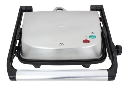 Imagen 2 de 5 de Sandwichera Parrilla Panini Oster Acero Inoxidable 2880-013