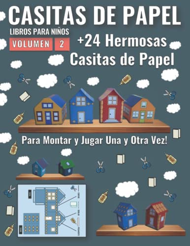 Casitas De Papel - Libros Para Niños - Volumen 2: 24 Nuevas