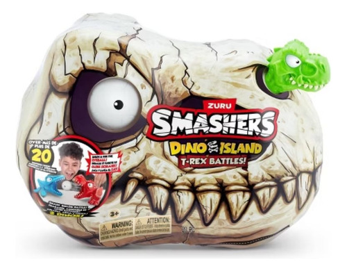 Zuru Smashers Dinosaurio Dino Island T-rex Battles Mini
