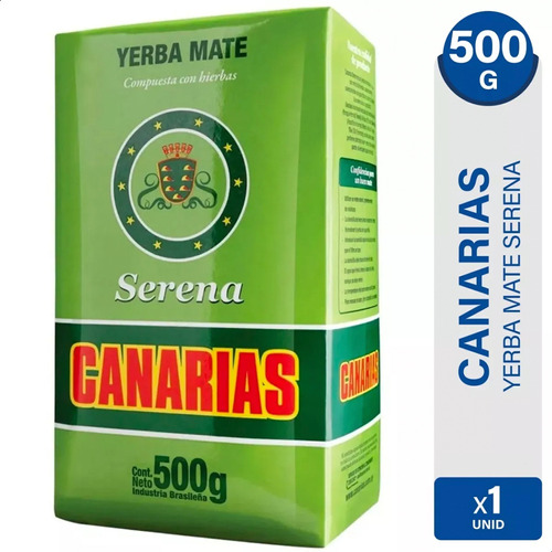 Yerba Canarias Mate Serena Compuesta Con Hierbas - 01mercado