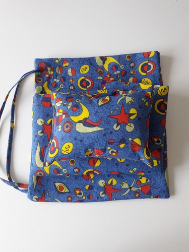 Lonas Playeras O Materas Con Almohadita Y Bolso Contenedor