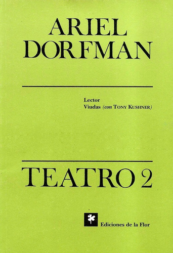Imagen 1 de 1 de Teatro 2 Ariel Dorfman