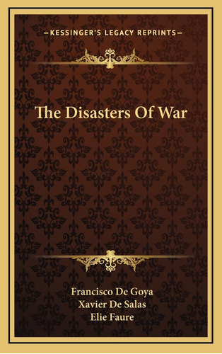 Libro The Disasters Of War-inglés