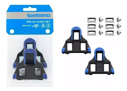Taquinho Taco Shimano Pedal Speed Sh12 Original Azul