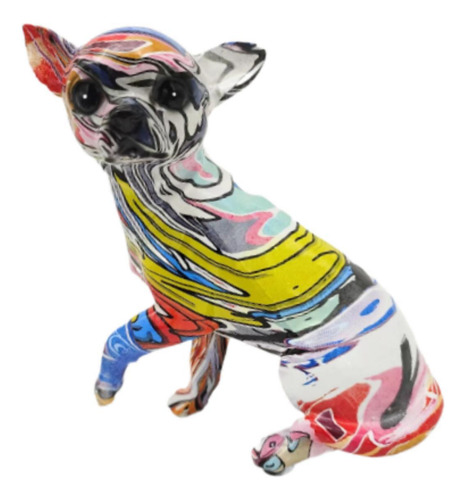 Ornamento De Cachorros De Chihuahua De Graffiti Estilo A