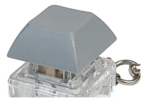 2 Keyboard Fidget Keychain Keycap Keyboard Key Cap Gray