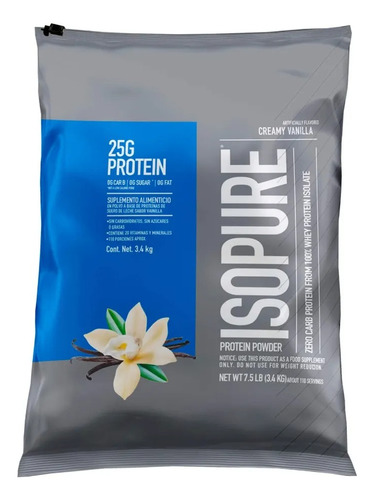 Proteina Isopure Zero Carb 7.5 Lbs Todos Los Sabores Bolsa