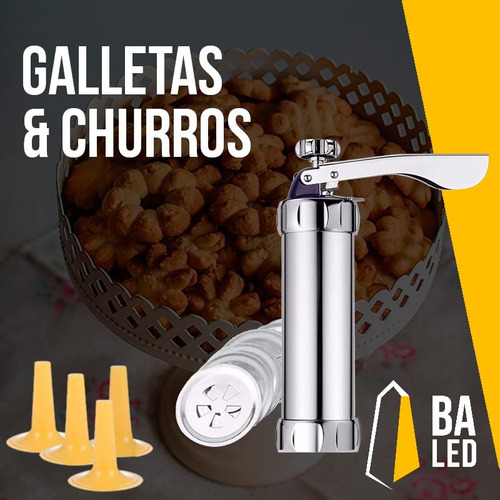 Imagen 6 de 10 de Maquina Fabrica Galletitas Churrera Decorador Accesorios