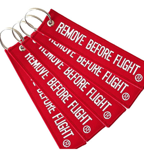 5 Llaveros Remove Before Flight ® Combo