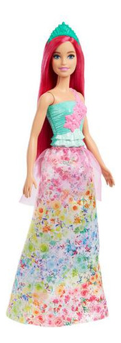Muñeca Barbie Dreamtopia Princesa Cabello Azul Figura Mattel