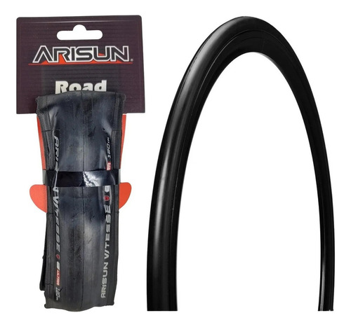 Pneu Speed 700x25 Arisun Vitesse Sem Arame 120tpi Preto A903