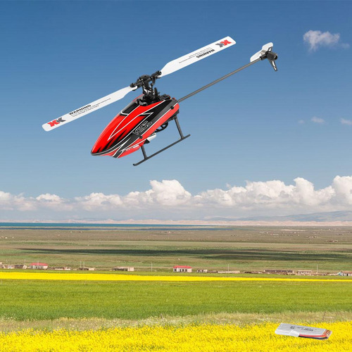 Helicóptero Rc Flybarless, Outdoor 6ch 3d 6g 1 Batería