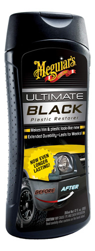 Meguiar's G Ultimate Black - Restaurador De Bordes, Protege.