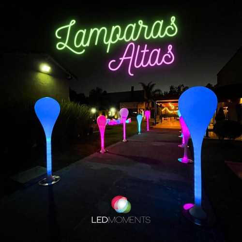 Alquiler Living Led Cubos Sillones Mesas Barras Luminosas
