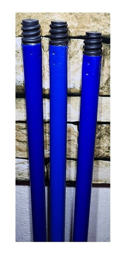 Baston De Lamina 110 Cm En Color Azul Variado Rosca Esatanda