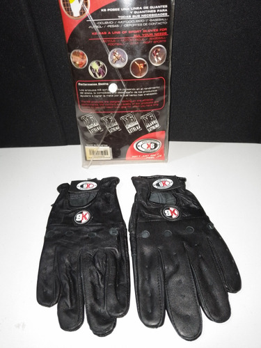 Guantes En Cuero Para Motorizado