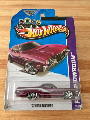 Hot Wheels ´72 Ford Ranchero- Camioneta - Bordó - 03_recs