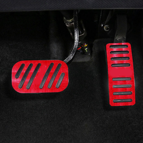 Kit De Cubierta De Pedal De Freno Cubierta De Pedal De Rojo