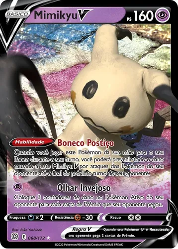 Cartas pokemon Genesect V Mikikyu V Moita • OLX Portugal