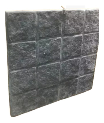 Adoquin Recto Grande Negro 40x40 - Mosaicos Lanik