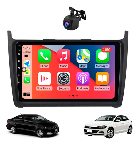 Auto Estereo Vw Polo Vento Con Carplay Android Auto 2+32 Gb