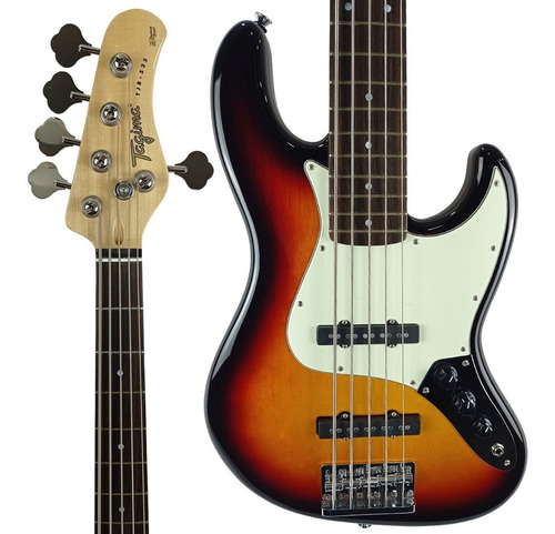 Contra Baixo Jazz Bass 5c Tagima Tjb535 Brasil Cor Sunburst (sb - Df/mg) Orientação Da Mão Destro Quantidade De Cordas 5