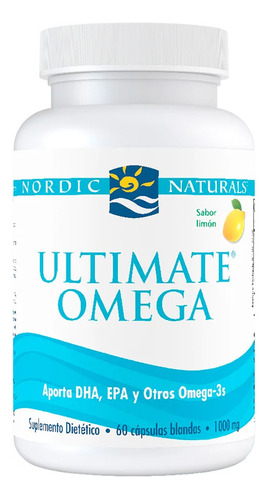 Ultimate Omega Nordic Naturals 60 Caps Blandas