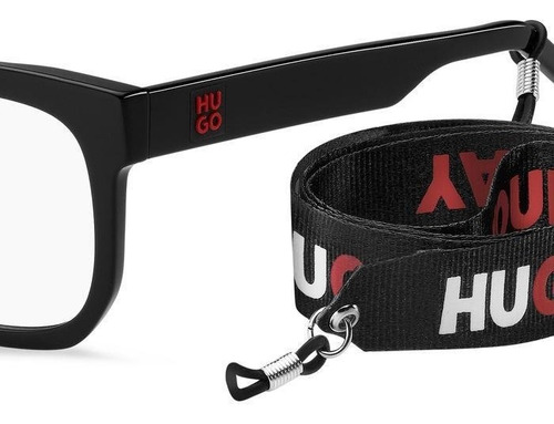 Lentes Hugo Hg1223 807 Negro Oftalmico Color Negro 807